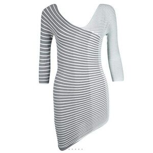 Emporio  Armani Women Strech Asymmetrical Top Size IT 40 Small